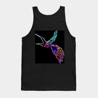 Colorful Glow Bird Tank Top